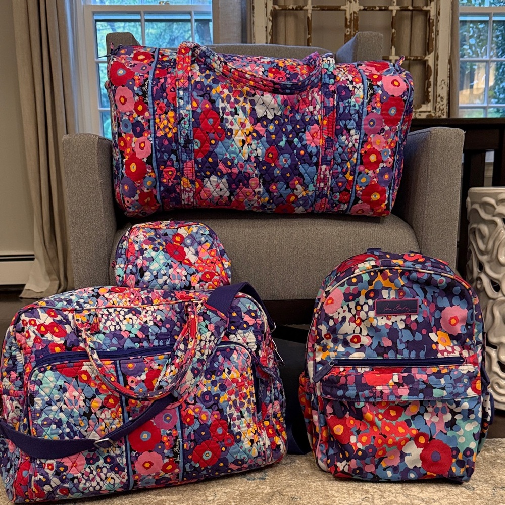 Vera Bradley 4-Piece Luggage Set